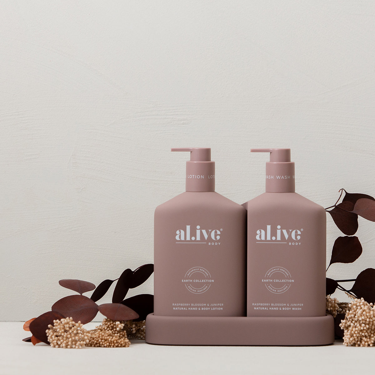 Alive Body Wash & Lotion Duo - Raspberry Blossom & Juniper