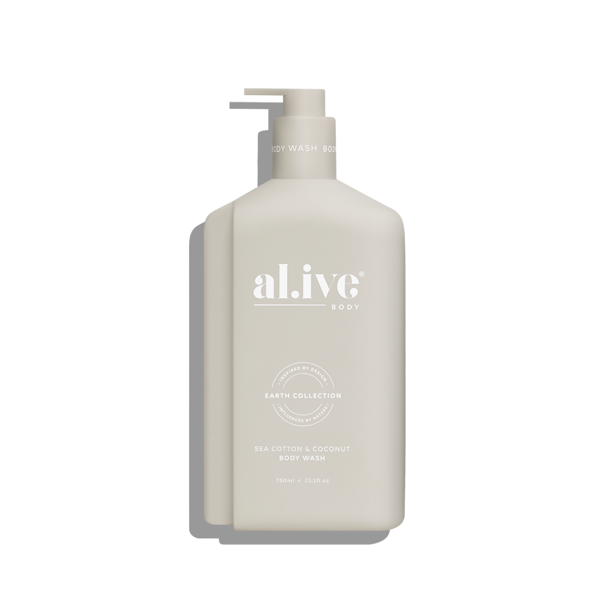 Alive Body 750ml body wash - Sea Cotton & Coconut