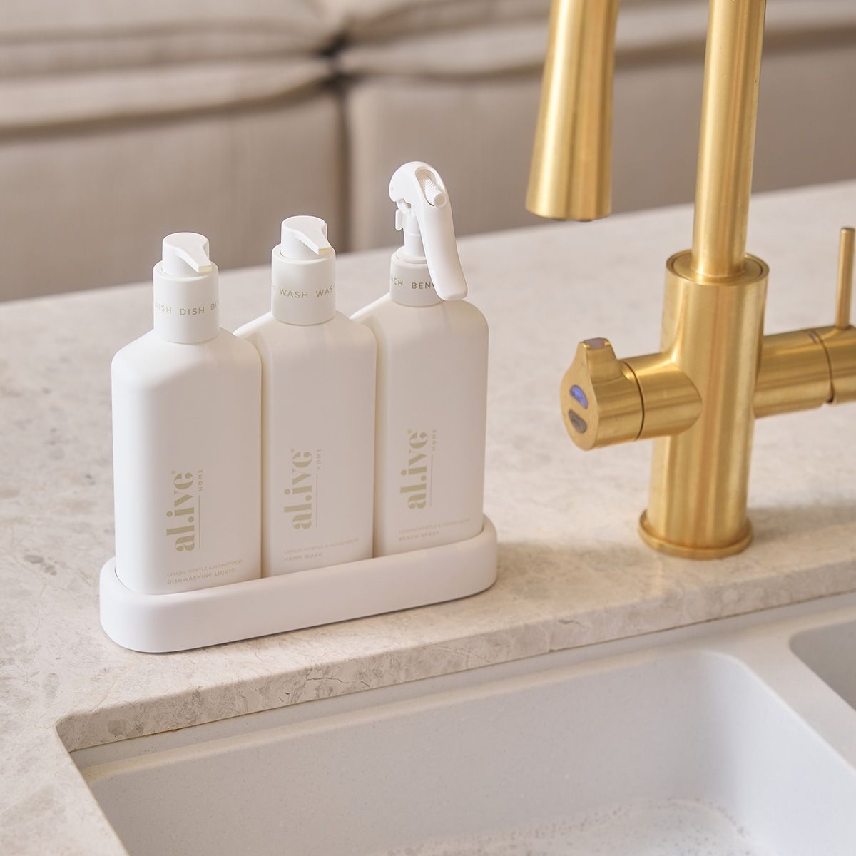 Alive Body Kitchen Trio - Lemon Myrtle & Honeydew (White)