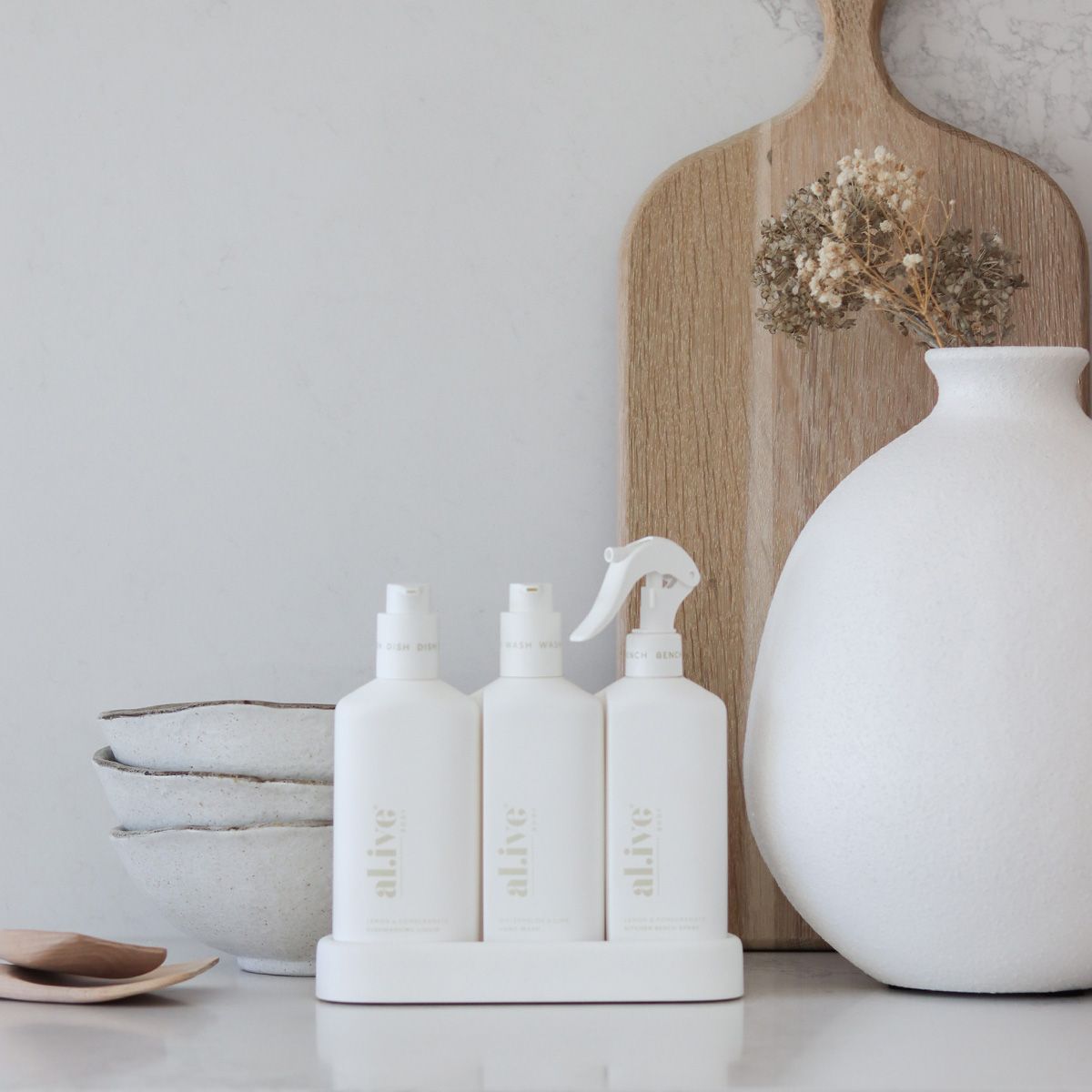 Alive Body Kitchen Trio - Lemon Myrtle & Honeydew (White)