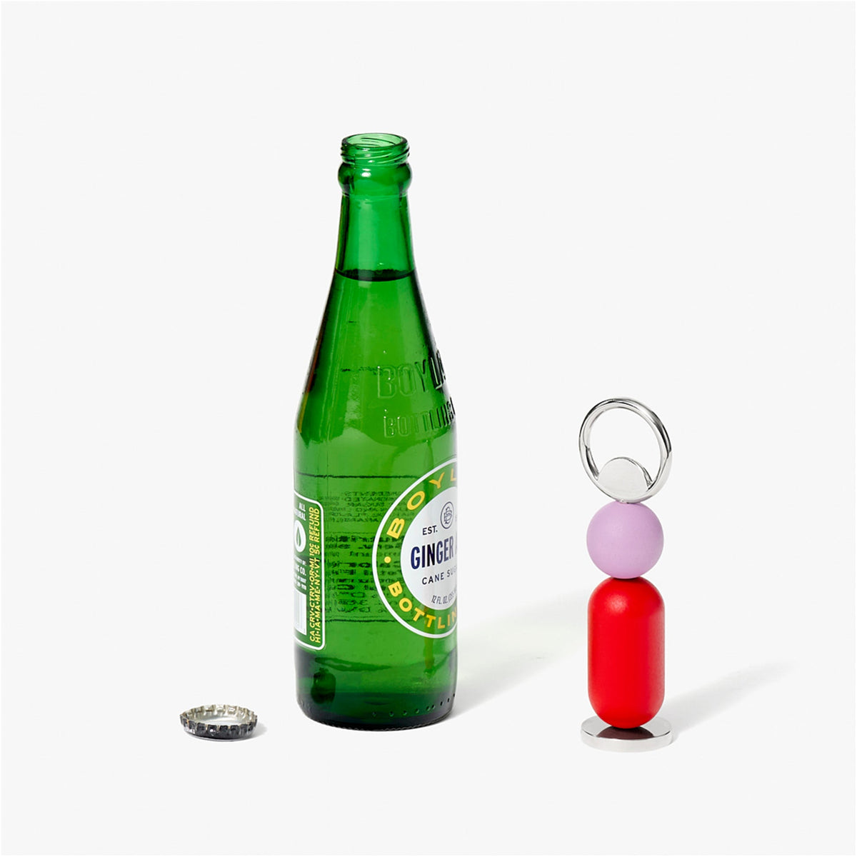 Areaware Abaco Bottle Opener Purple Red