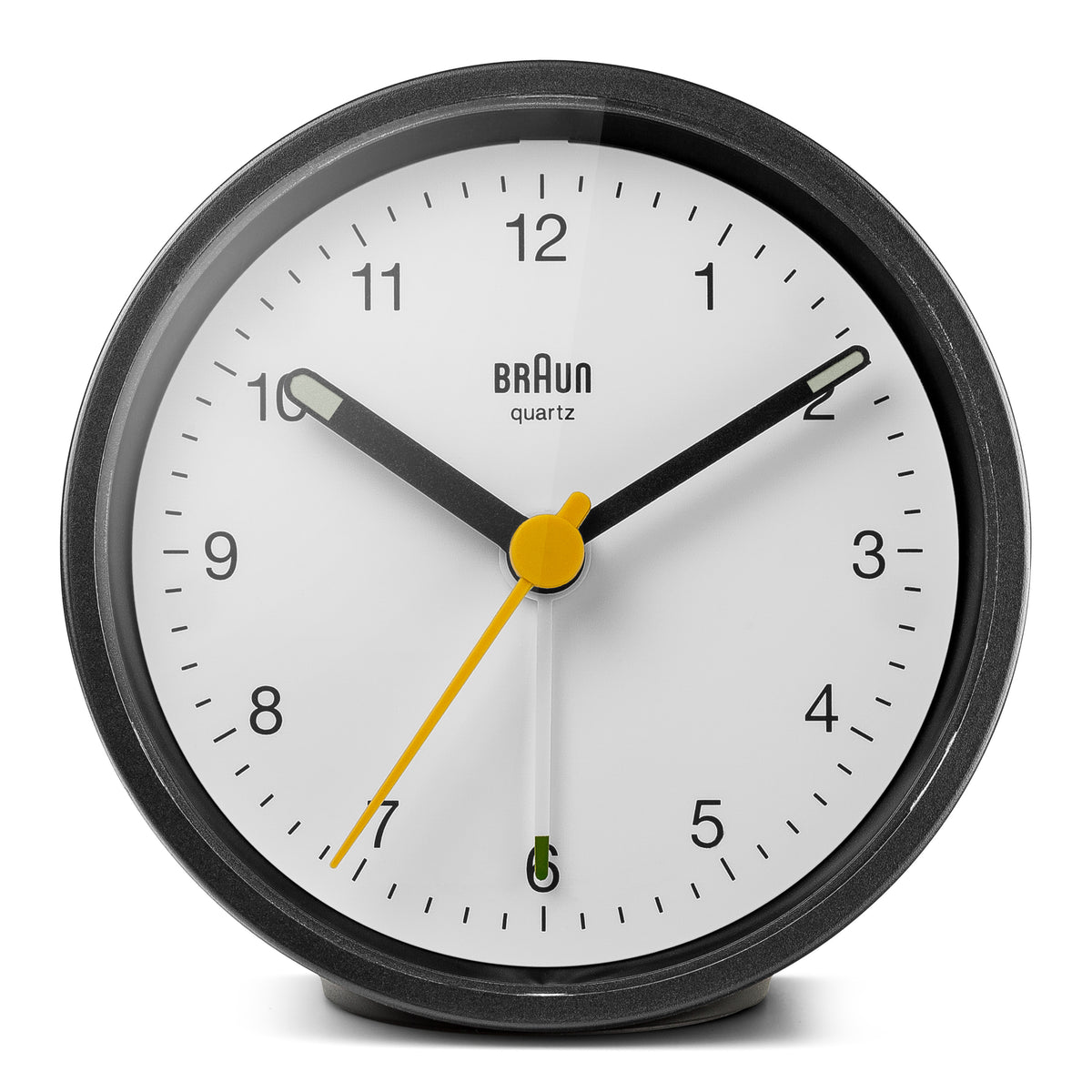 BC12 Braun Classic Analogue Alarm Clock - Black & White