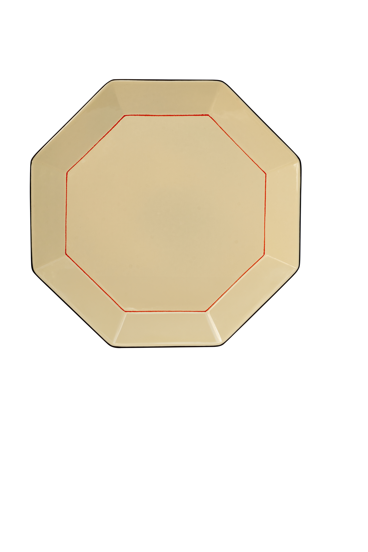 Black Blaze GEM Dinner Plate - Ivory