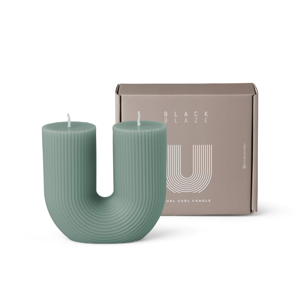 Black Blaze Curl Curl Candle - Sage