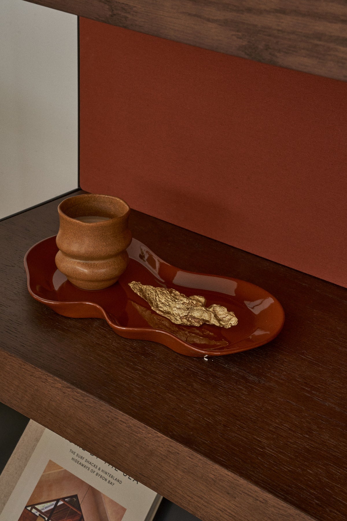 Black Blaze Drift Tray - Rust