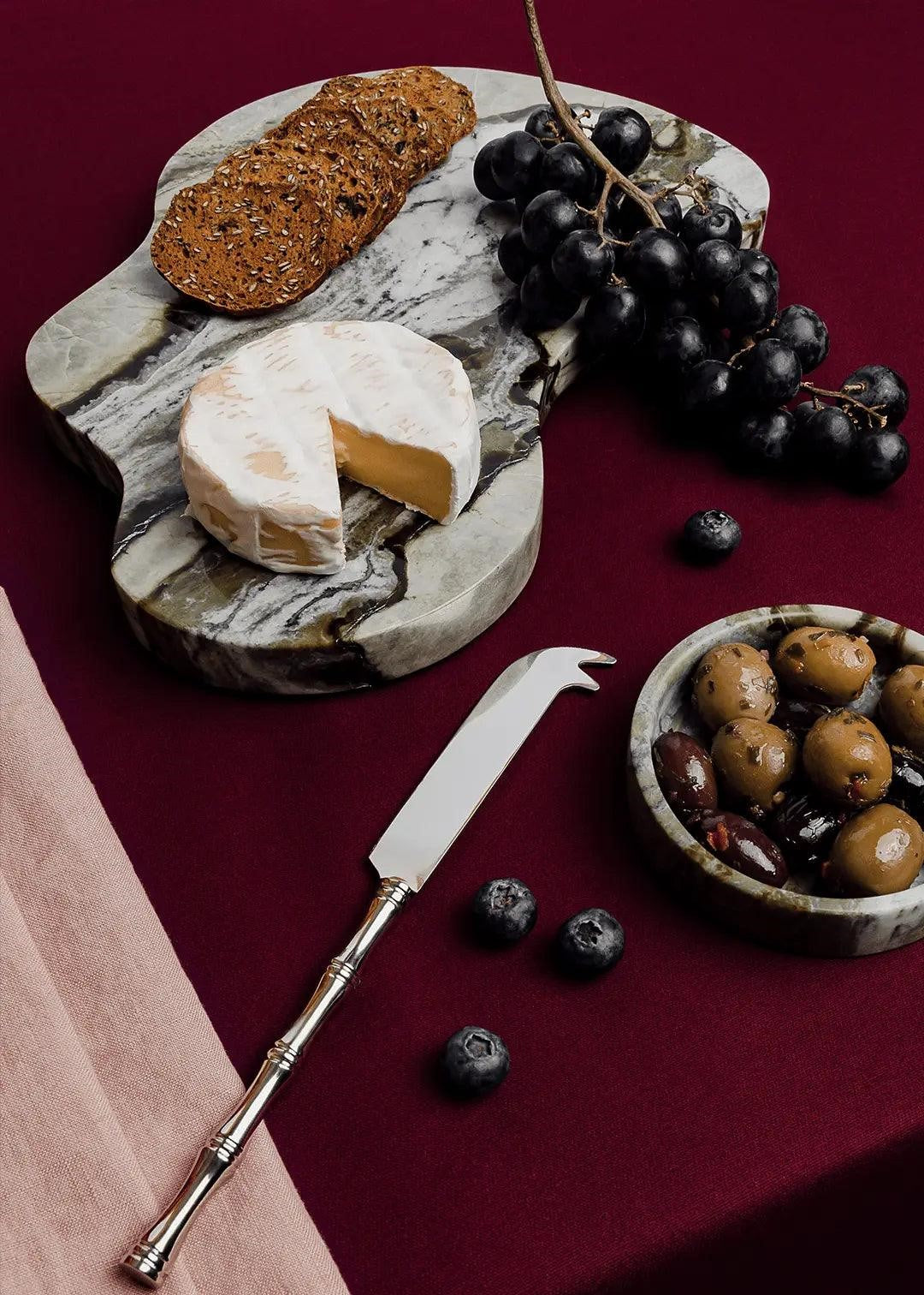 Black Blaze Oasis Marble Serving Platter