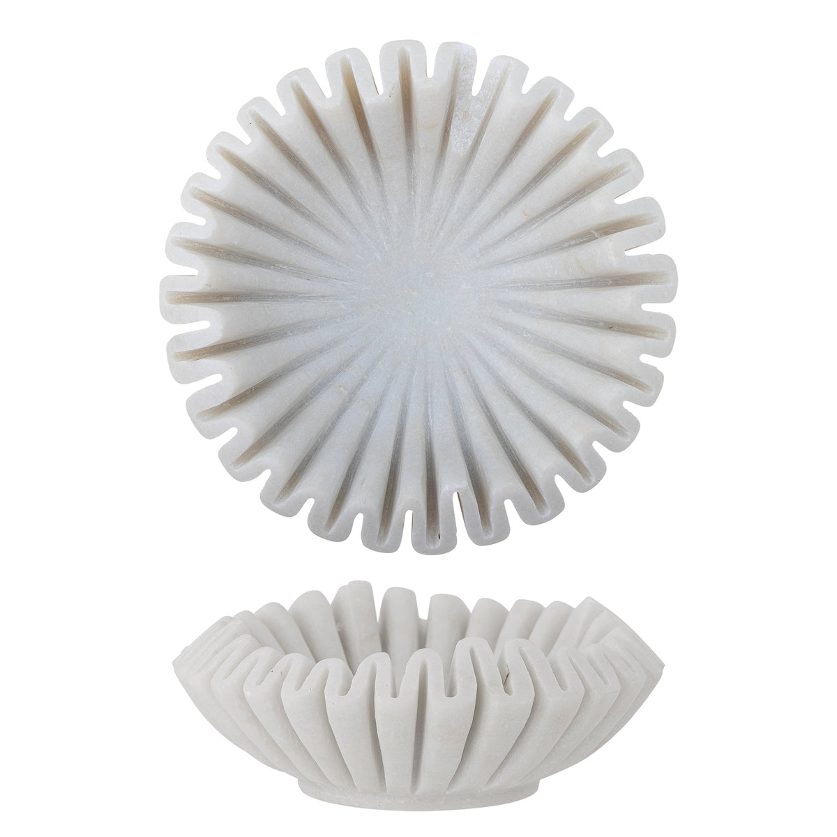 Bloomingville Harmonia White Marble Bowl