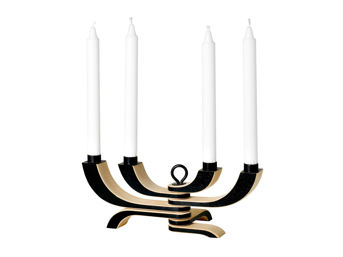 Design House Stockholm Nordic Light Candle Holder 4 - Black