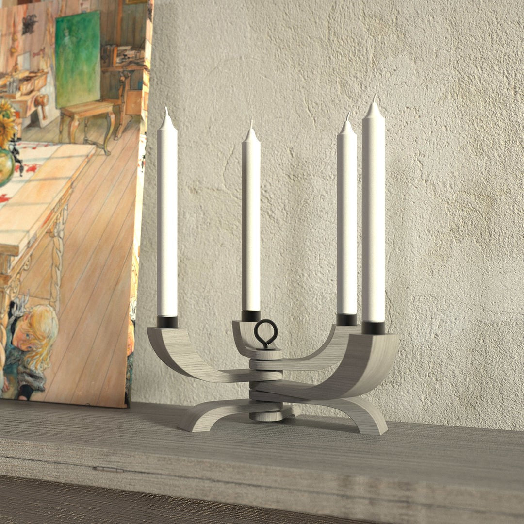 Design House Stockholm Nordic Light Candle Holder 4 - Grey