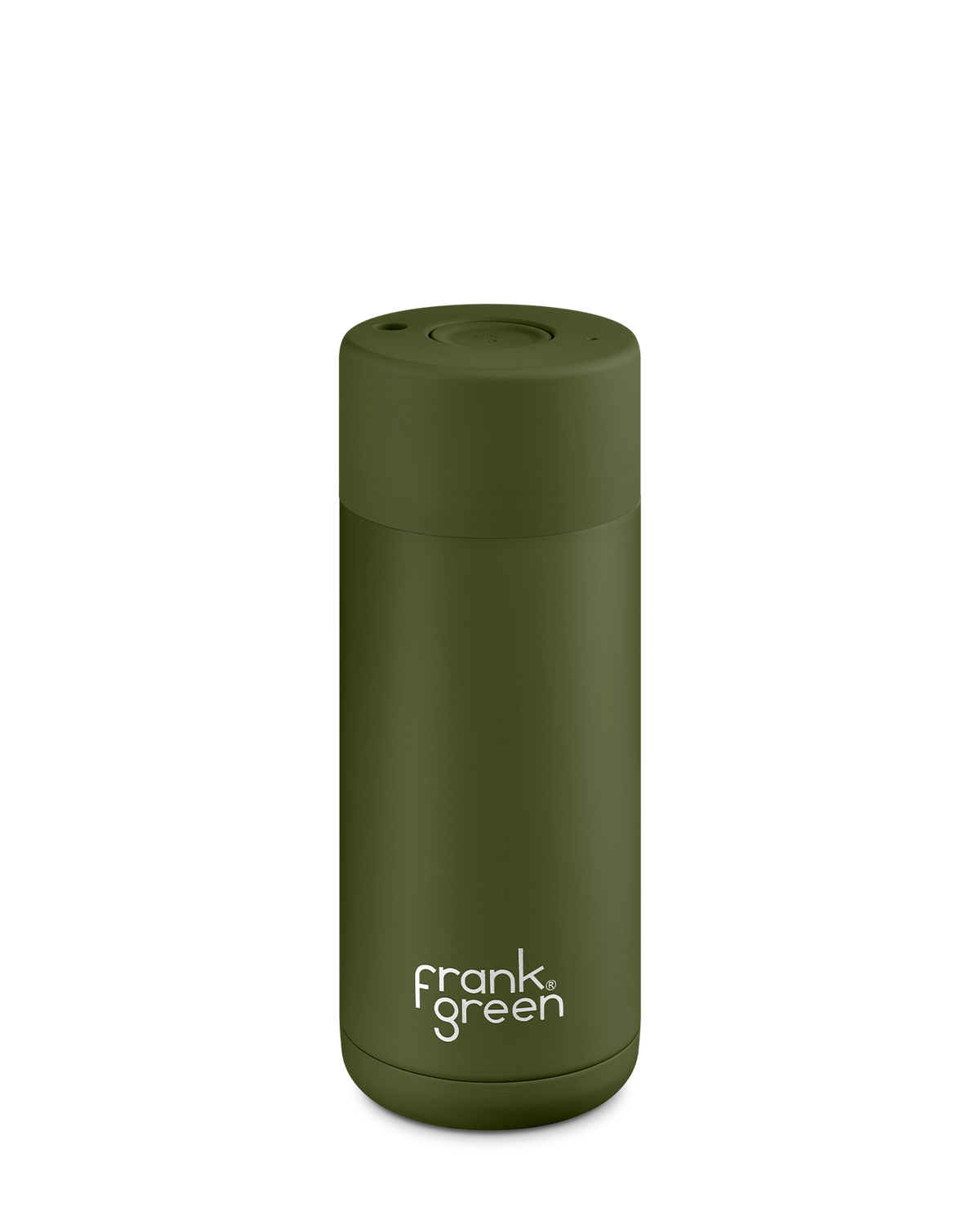 FRANK GREEN CERAMIC REUSABLE CUP 16OZ (475ML) - KHAKI