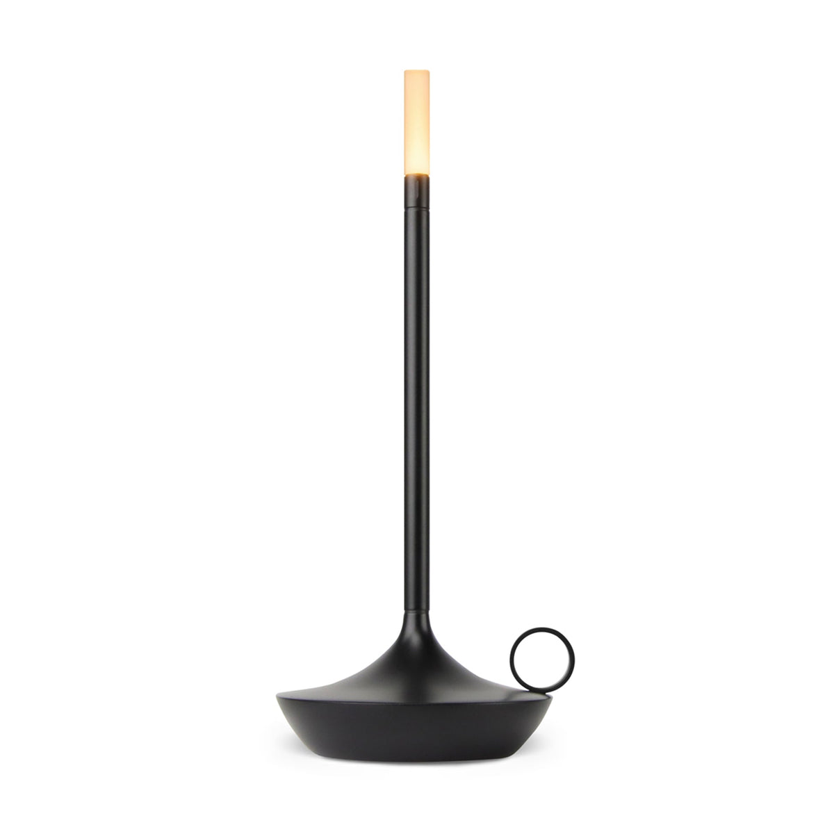 Graypants Wick Portable Table Lamp 26cm - Black