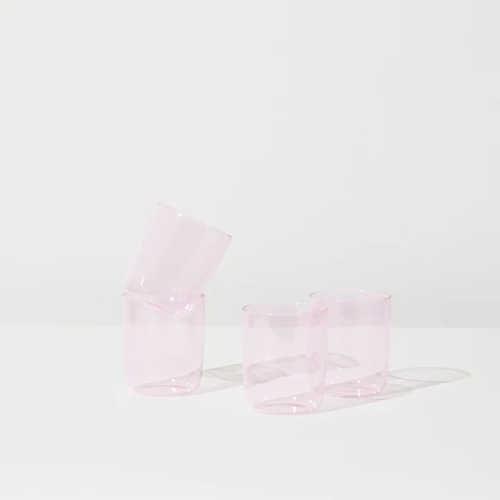 House of Nunu Belly Set of 4 Cups - Pink