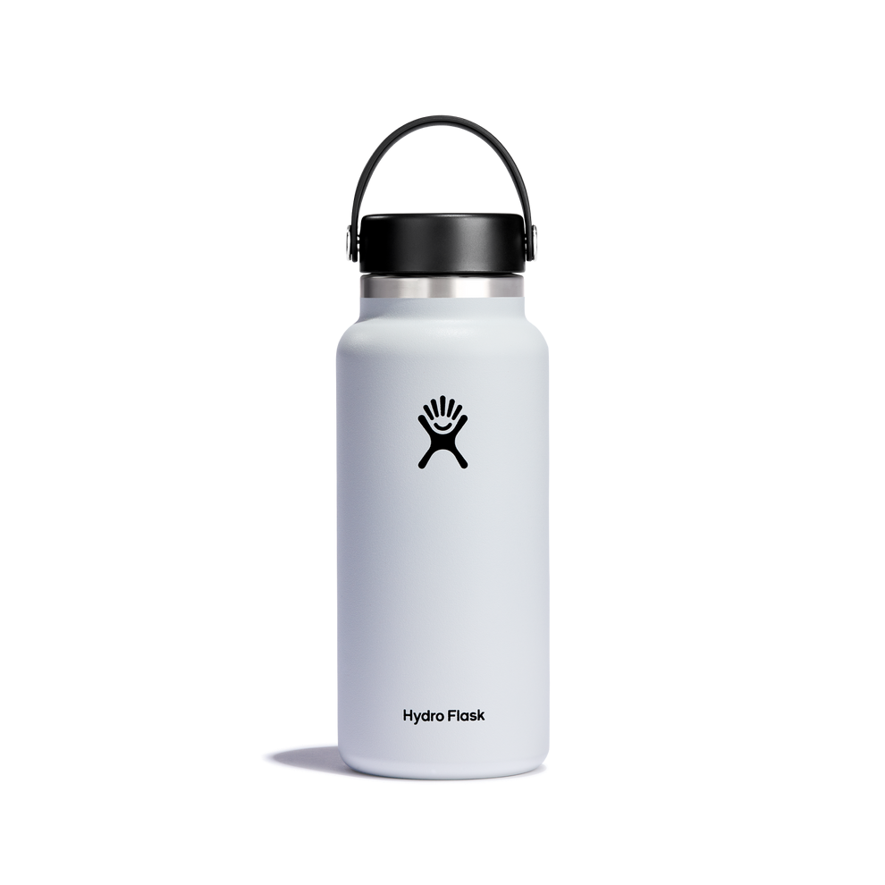 Hydro Flask 32oz (946mL) Wide Mouth - White