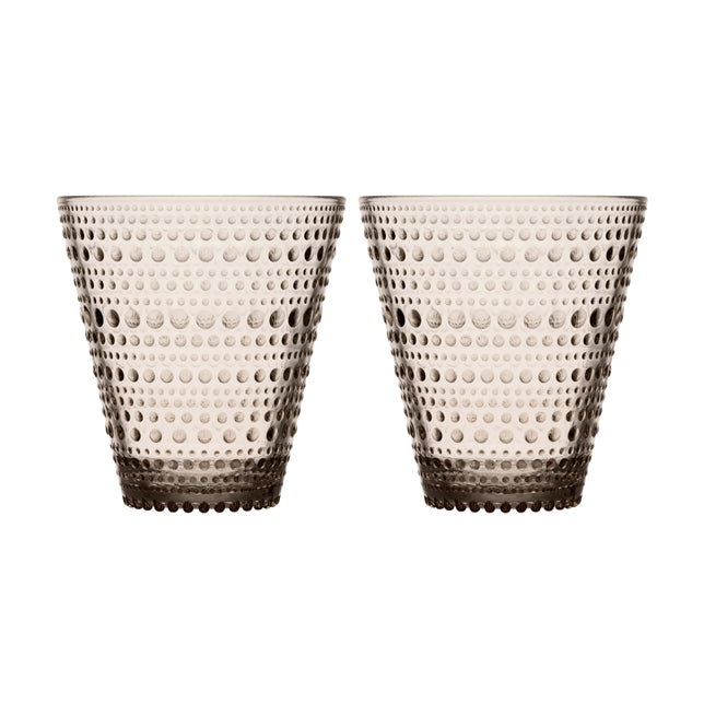 Iittala Kastehelmi Tumbler Pair - Linen