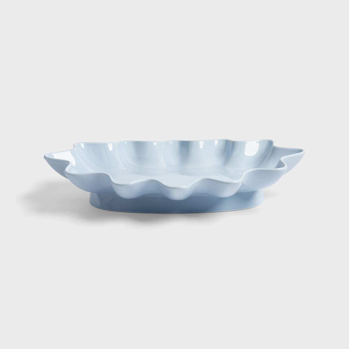 &Klevering Sun Oval Bowl - Ice Blue