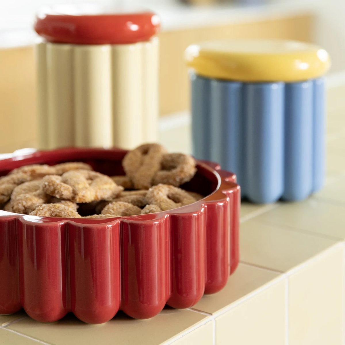 &Klevering Charlo Jar - Burgundy