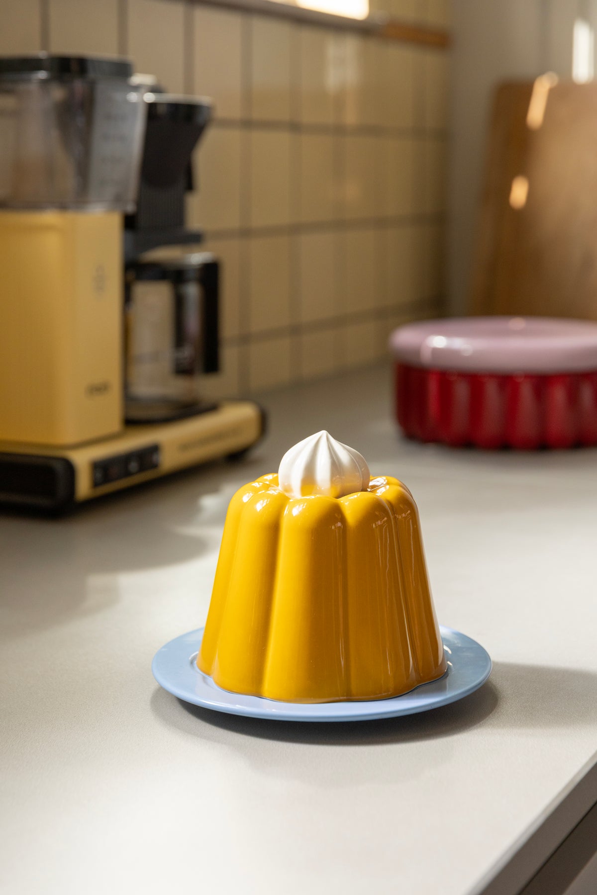 &Klevering Cloche Pudding - Yellow