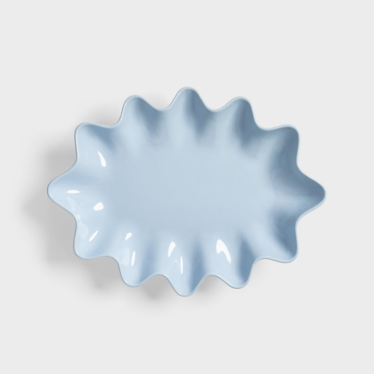 &Klevering Sun Oval Bowl - Ice Blue