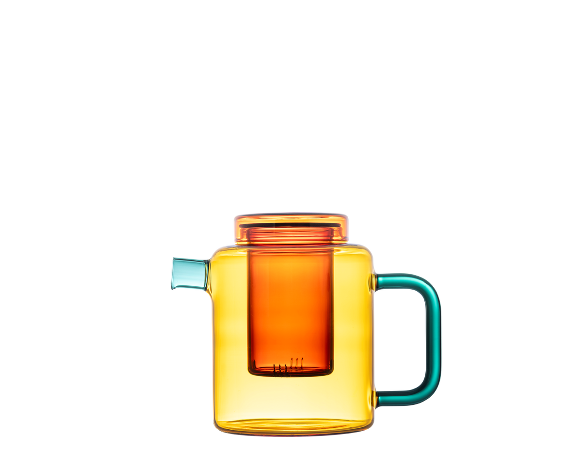 Maho Sensory Cha Pot - Teal And Toffee