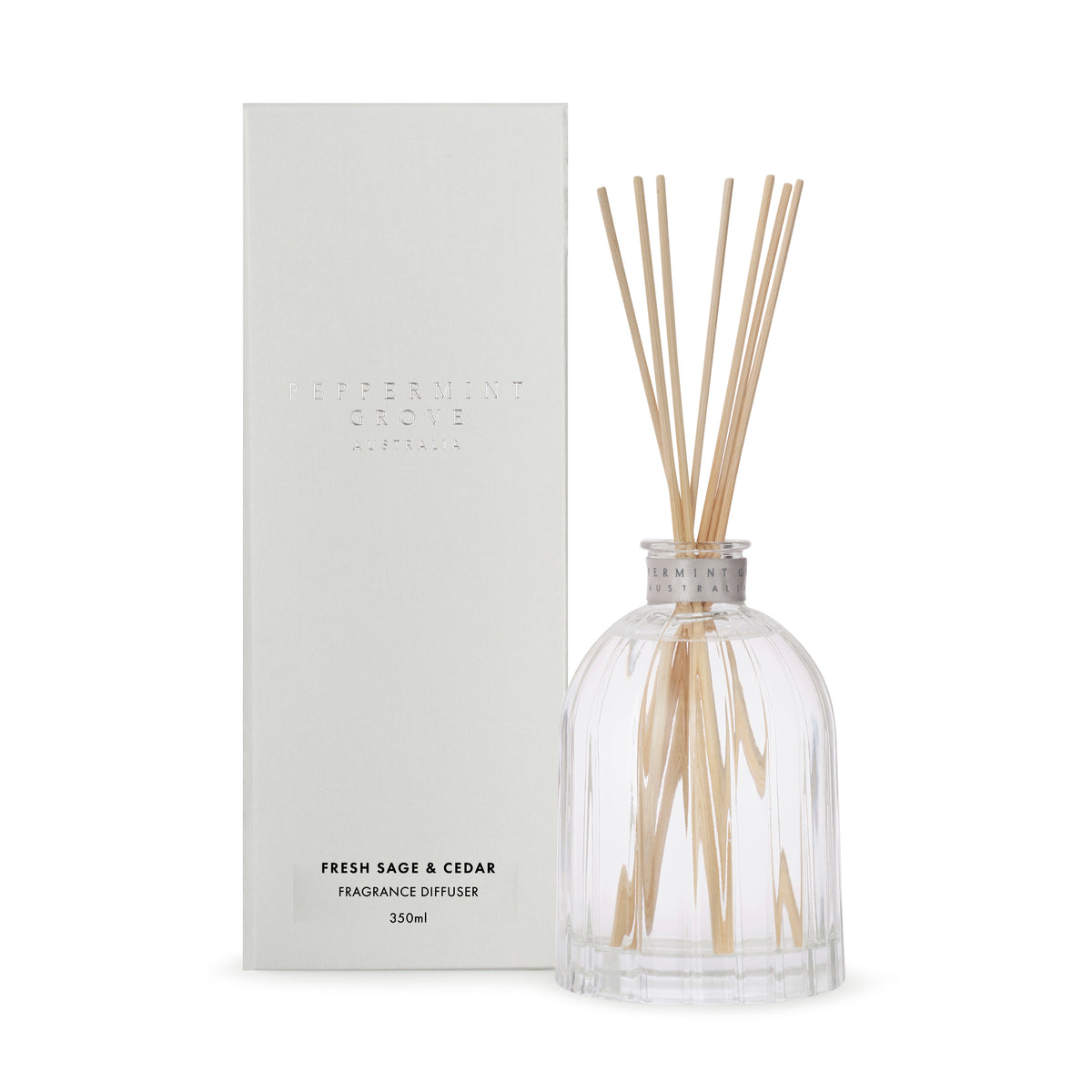 Peppermint Grove Fresh Sage & Cedar Large Fragrance Diffuser 350ml