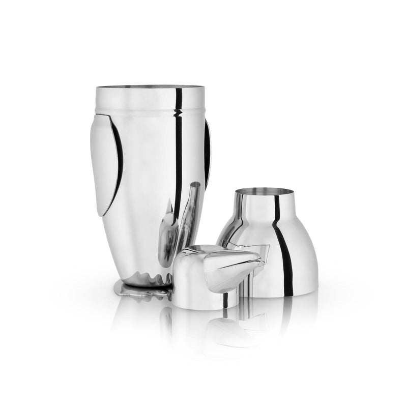 Viski Stainless Steel Penguin Cocktail Shaker