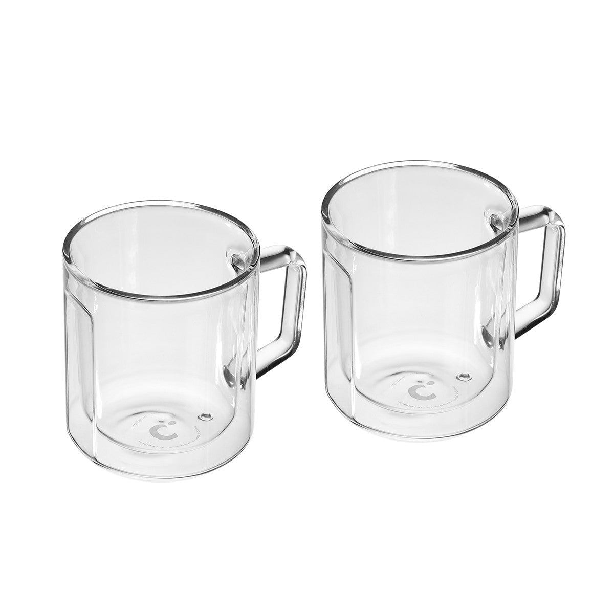 Corkcicle Barware Glass Mug (Pk Of 2) - Clear Double Walled Mug