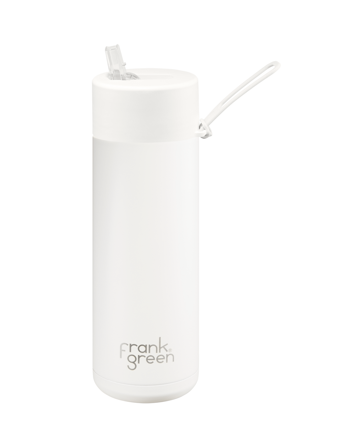 Frank Green Ceramic Reusable Bottle With Straw Lid 20oz - Cloud