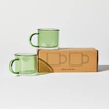 HOUSE OF NUNU DOUBLE TROUBLE CUP SET IN GREEN