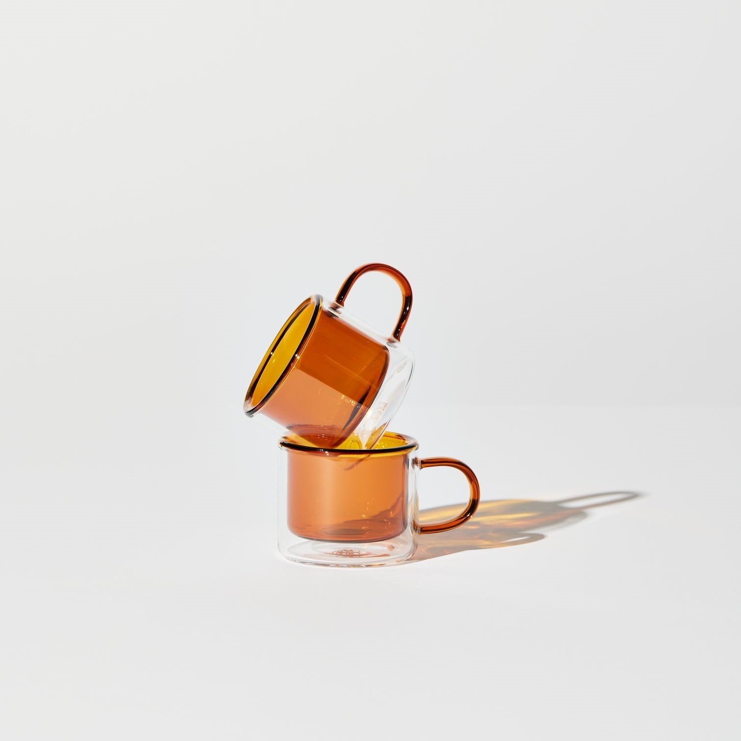 HOUSE OF NUNU SHORTY ESPRESSO CUP SET IN AMBER