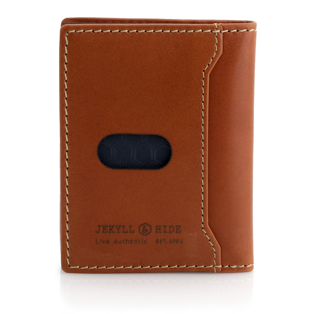 Jekyll and Hide Roma Slim Bifold Card Holder - Tan