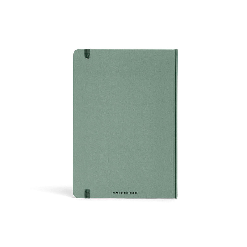 KARST - HARD COVER NOTEBOOK - RULED - A5 - EUCALYPT