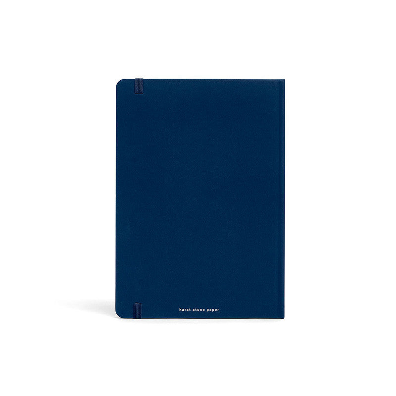 KARST - HARD COVER NOTEBOOK - RULED - A5 - NAVY