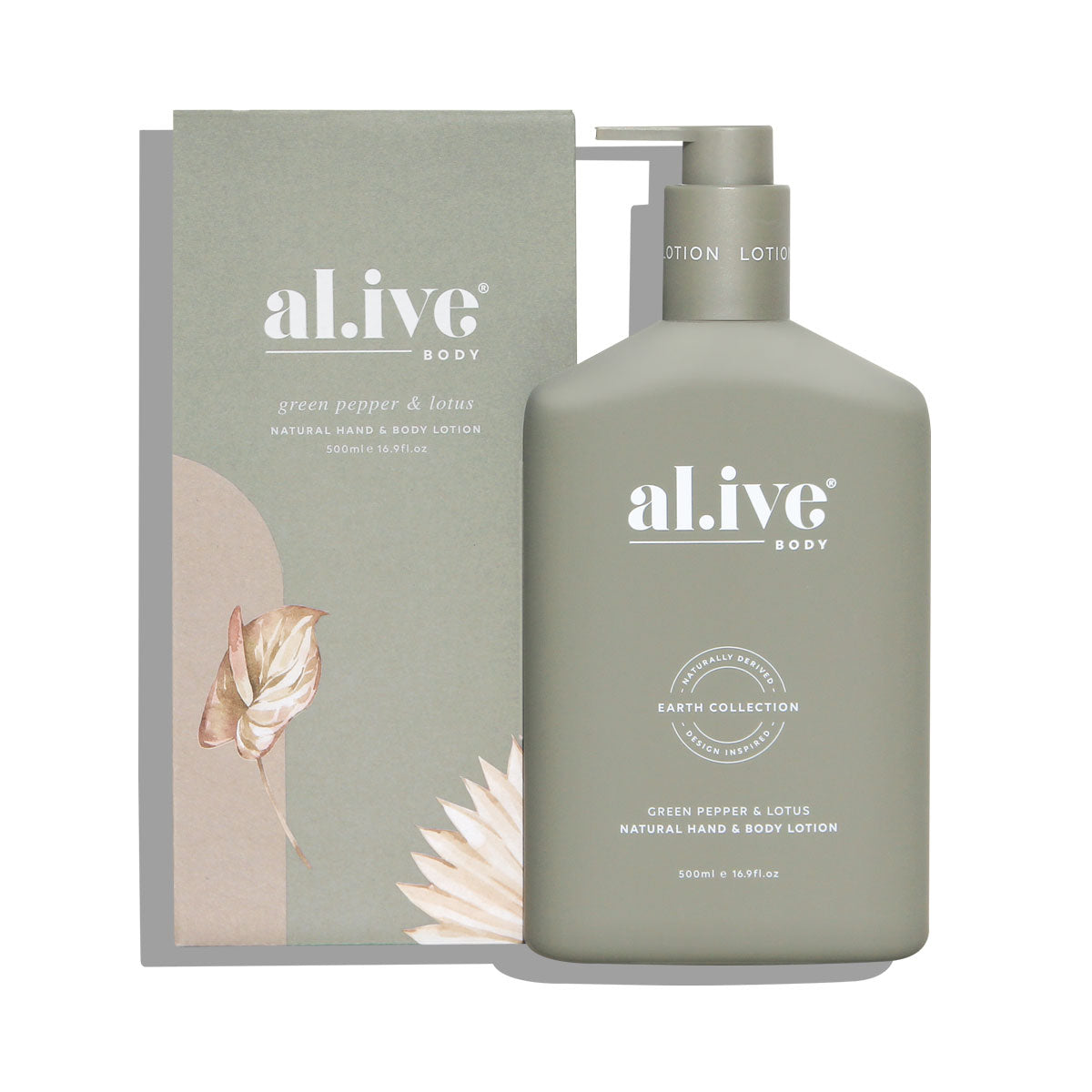 ALIVE BODY HAND & BODY LOTION - GREEN PEPPER & LOTUS