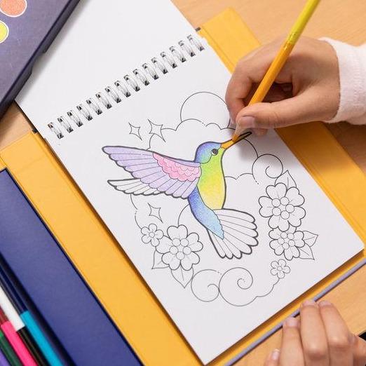 Tiger Tribe Pencil Art - Blend and Shade