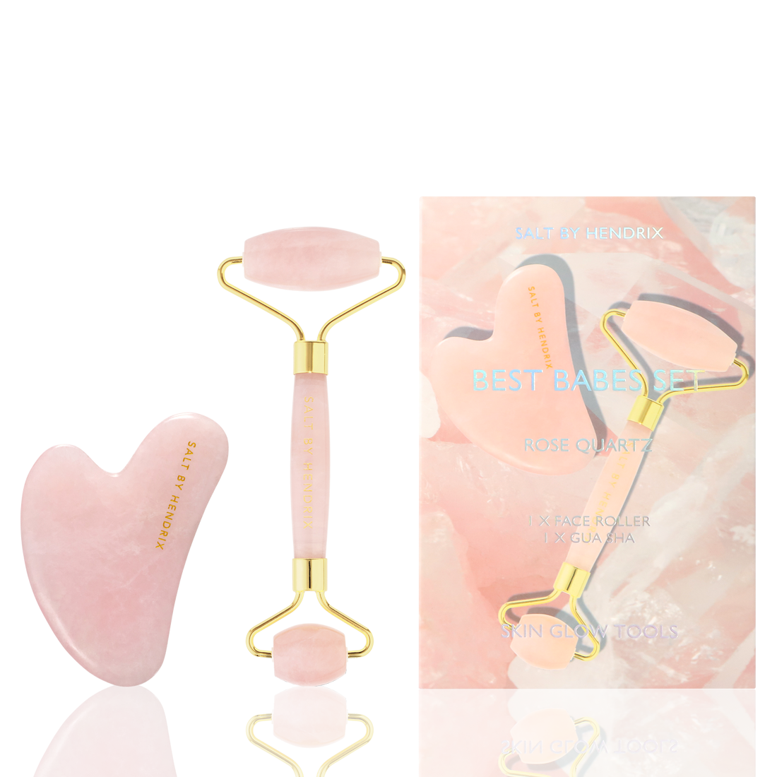 SALT BY HENDRIX BEST BABES SET - ROSE QUARTZ