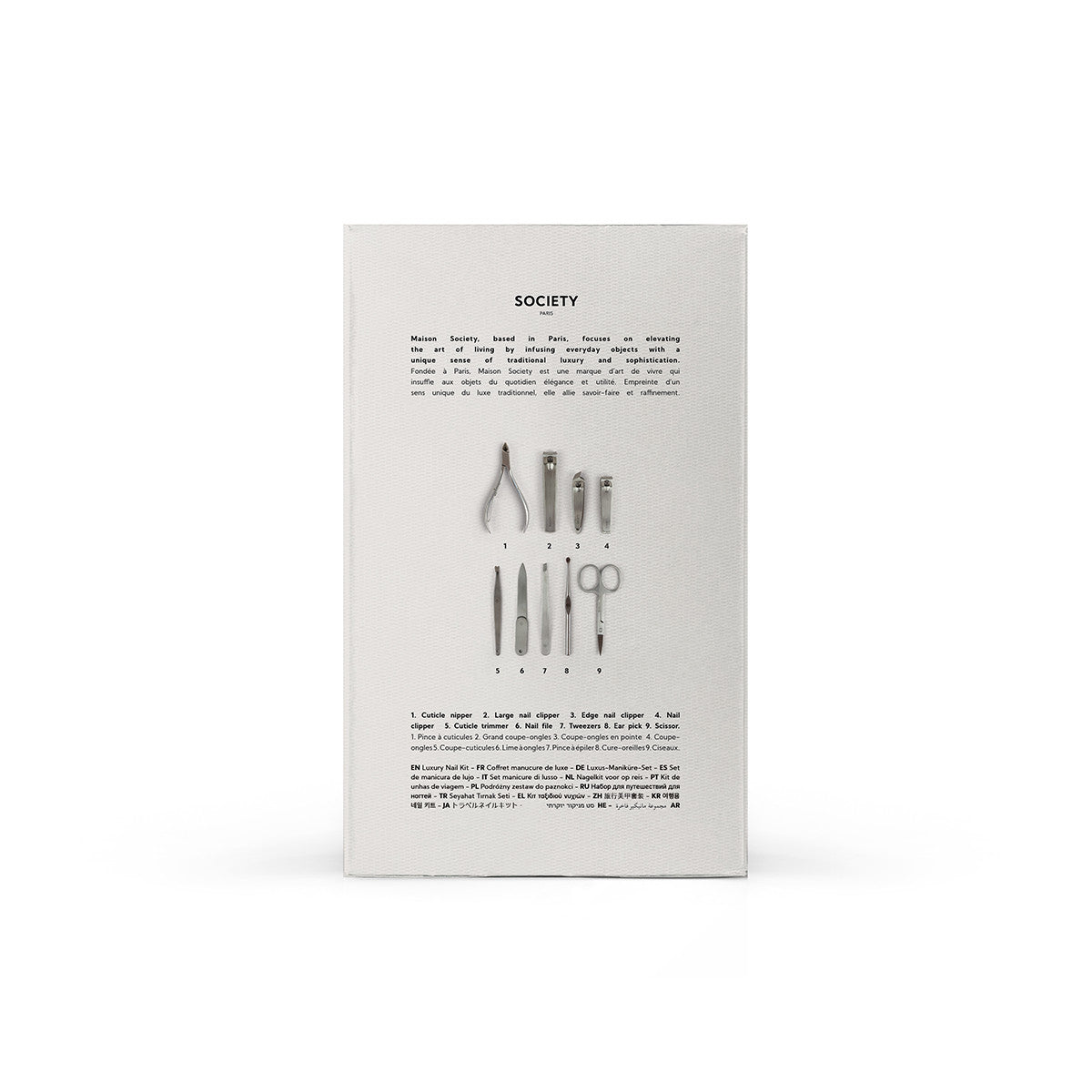 Society Paris Grooming Nail Kit Luxury