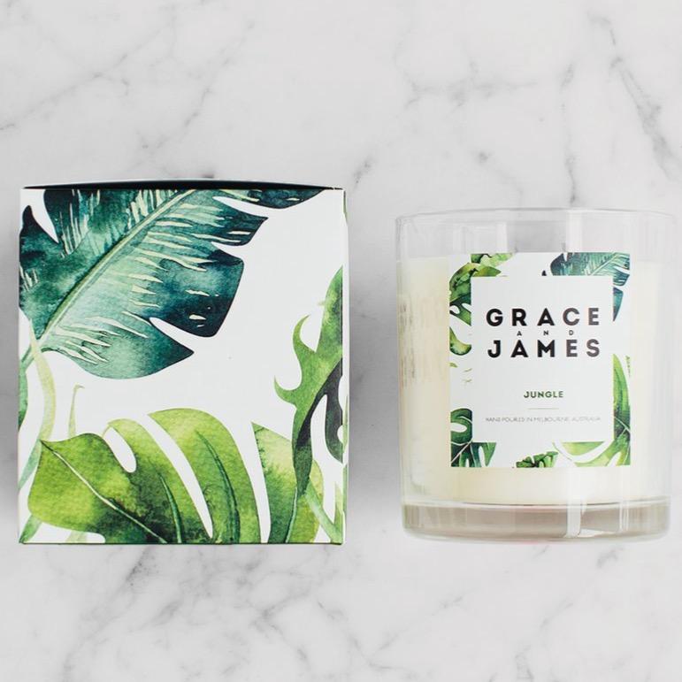 Grace and James Jungle Candle 80 Hour