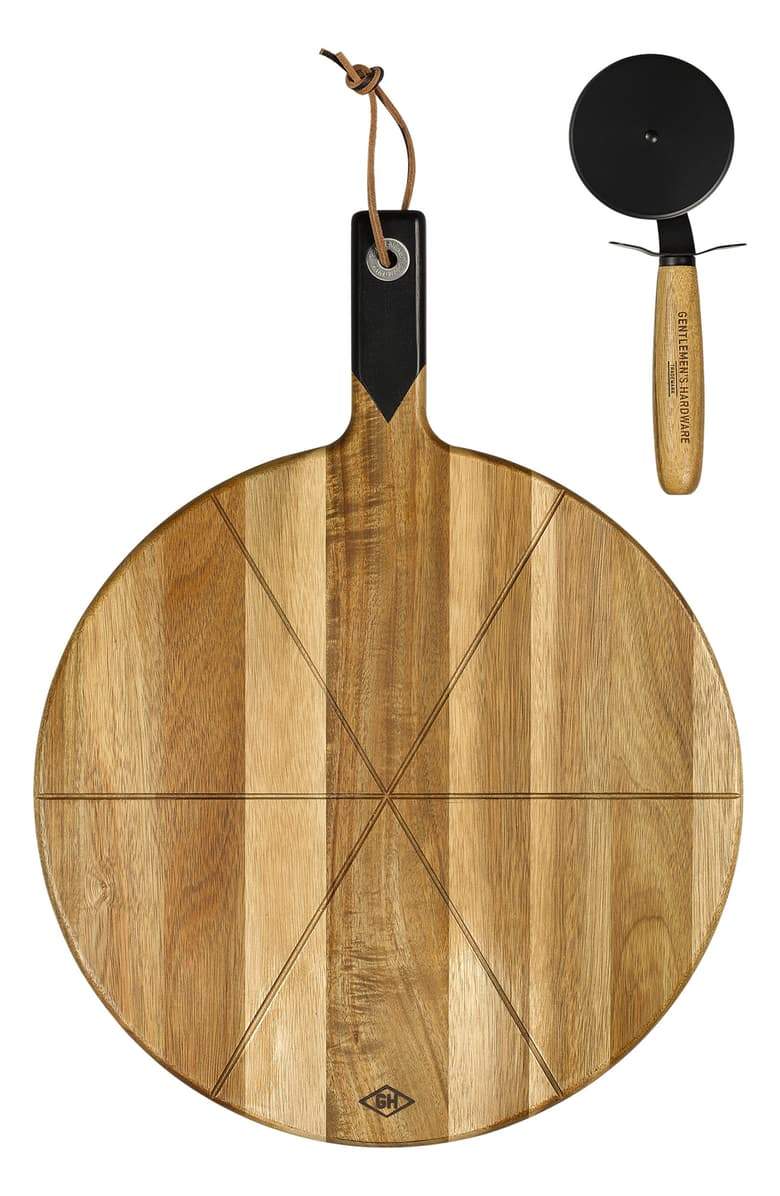 GENTLEMAN'S HARDWARE Pizza Cutter & Serving Board