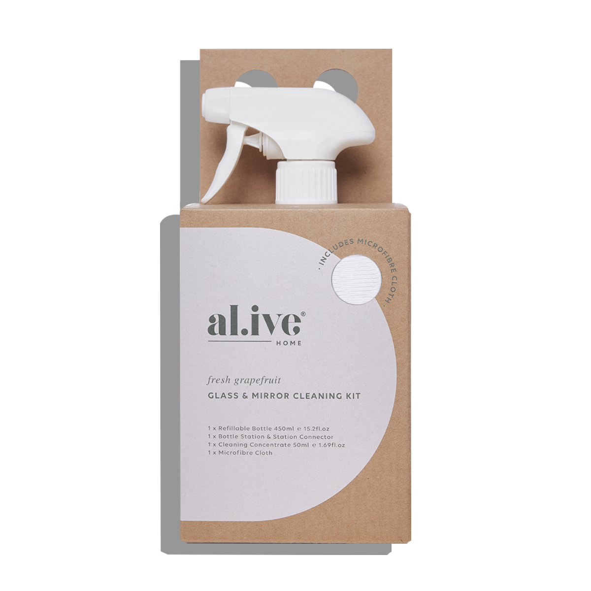 ALIVE BODY GLASS & MIRROR CLEANING KIT