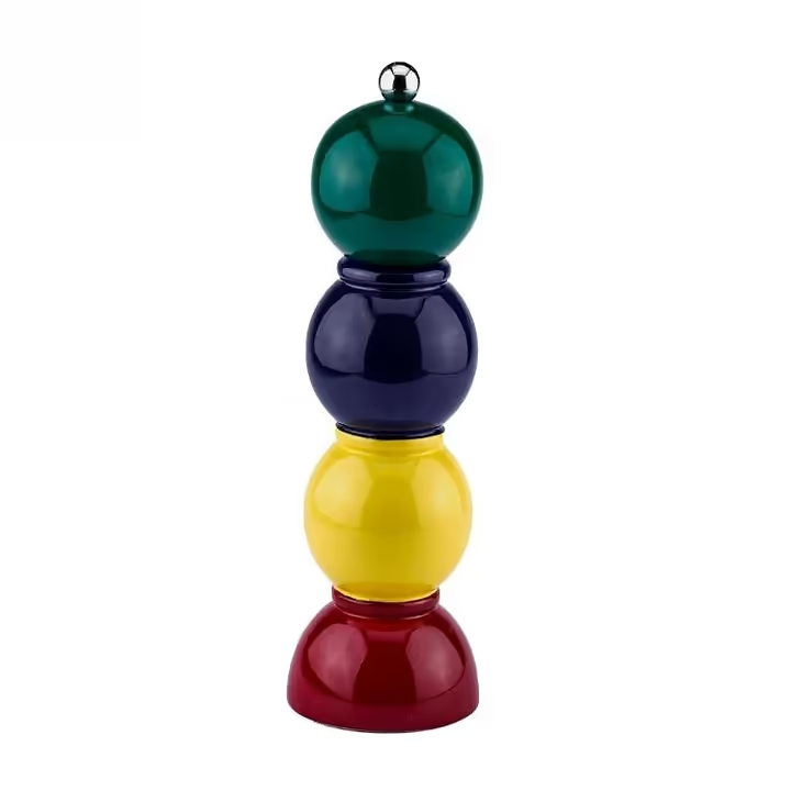 Addison Ross Bobbin Salt & Pepper Grinder - Racing Green Multi
