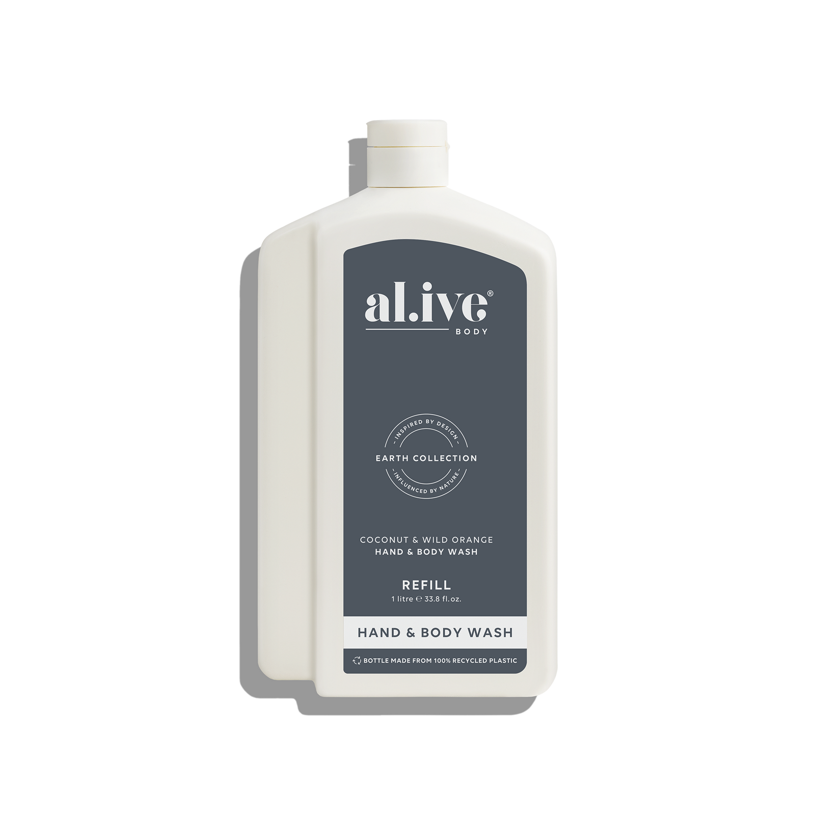 Alive Body 1 Litre Wash Refill - Coconut & Wild Orange