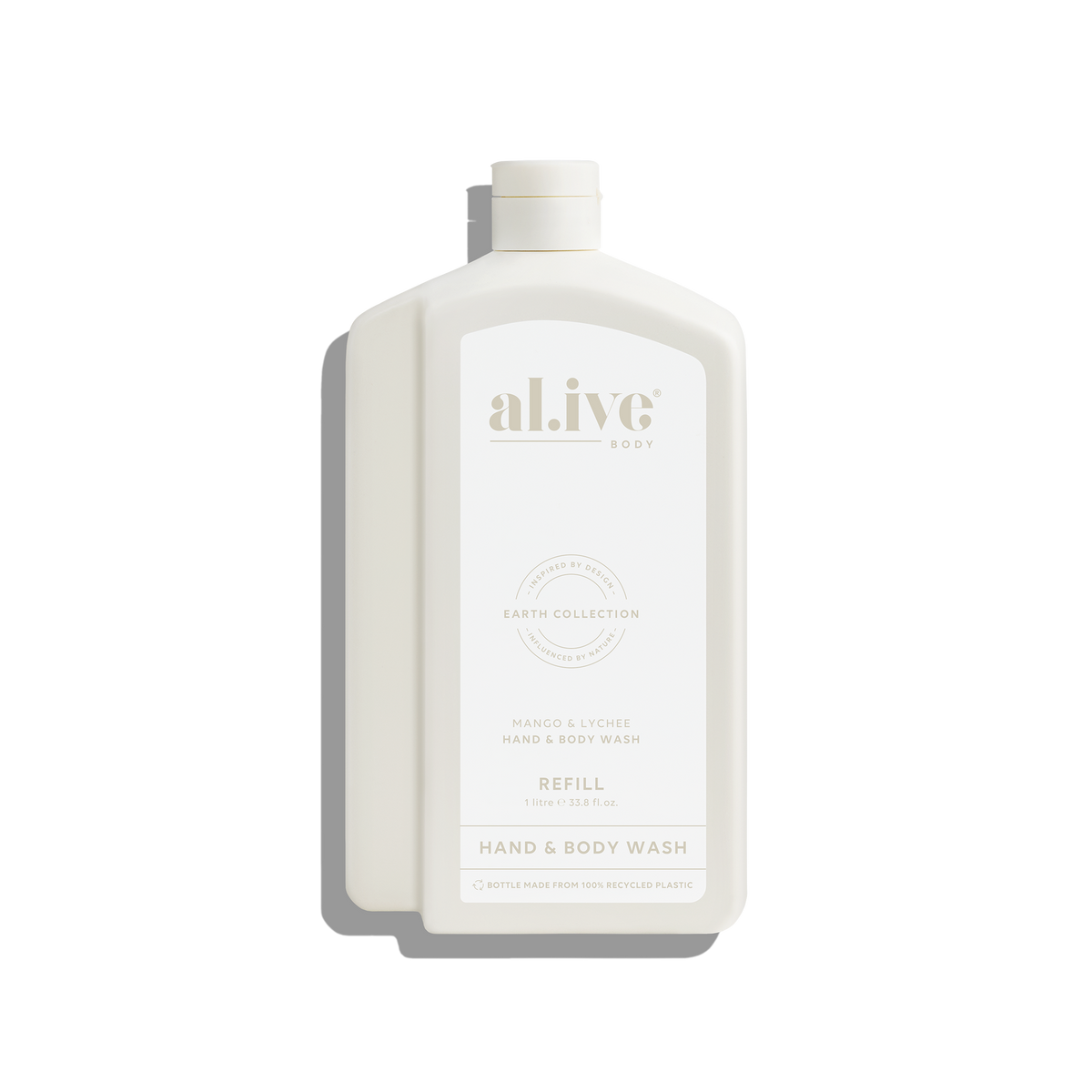 Alive Body 1 Litre Wash Refill - Mango &amp; Lychee