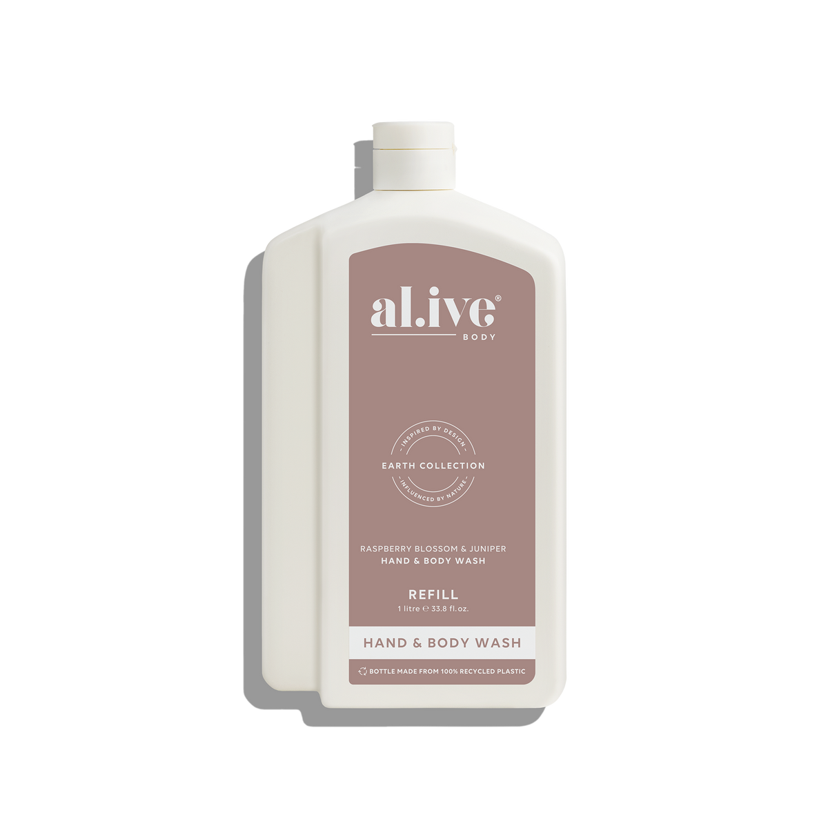 Alive Body 1 Litre Wash Refill - Raspberry Blossom &amp; Juniper