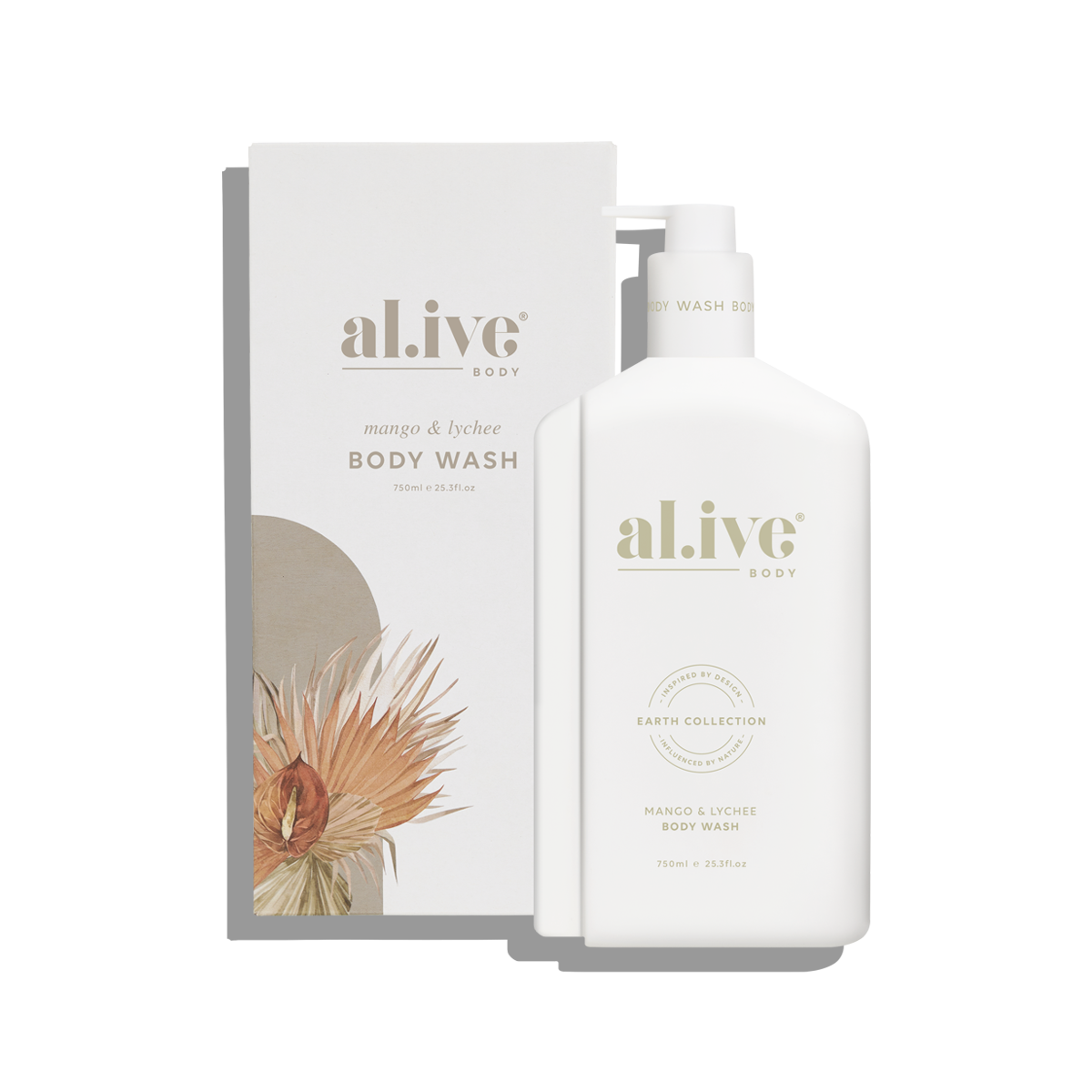 Alive Body 750ml Body Wash - Mango & Lychee