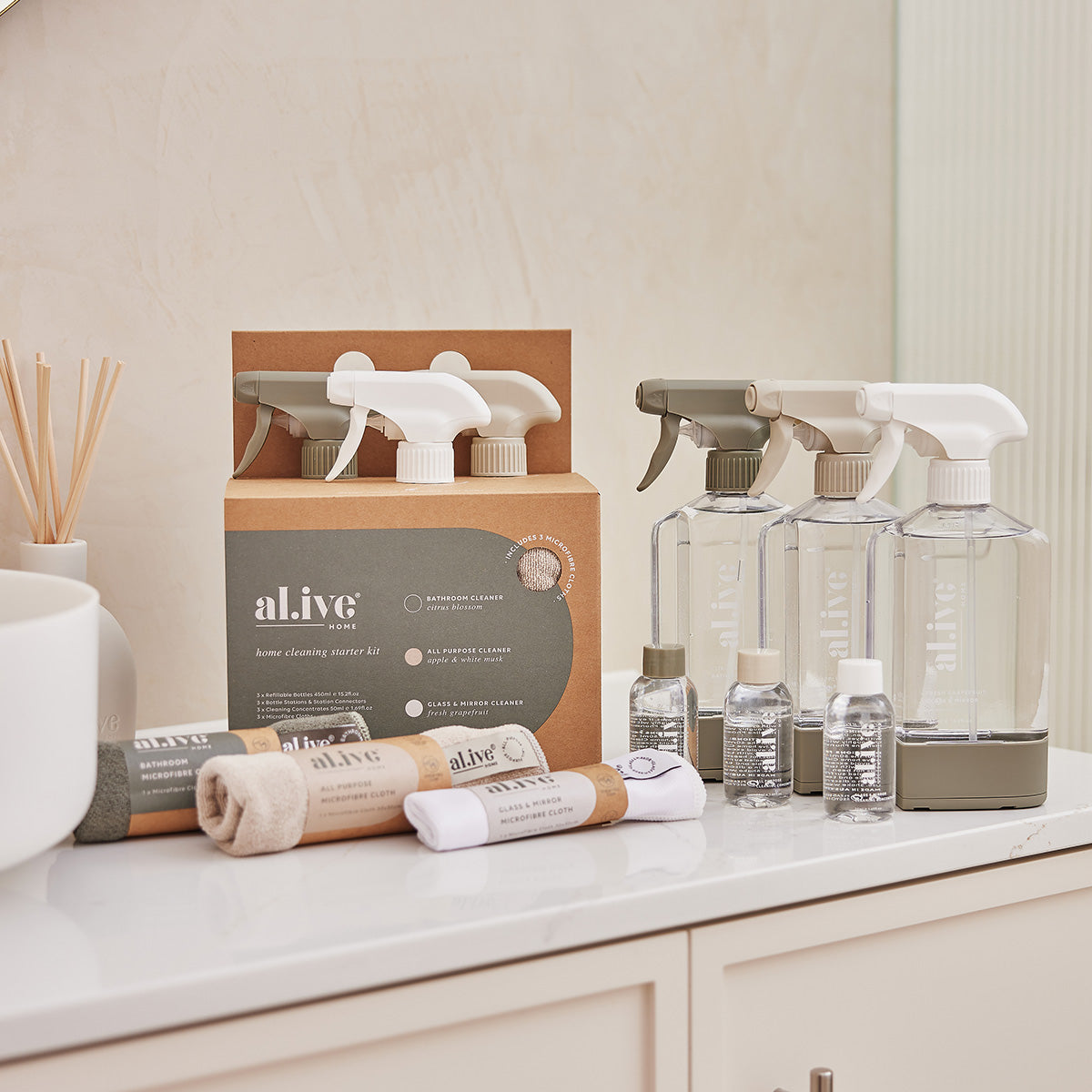 Alive Body Home Cleaning Starter Kit