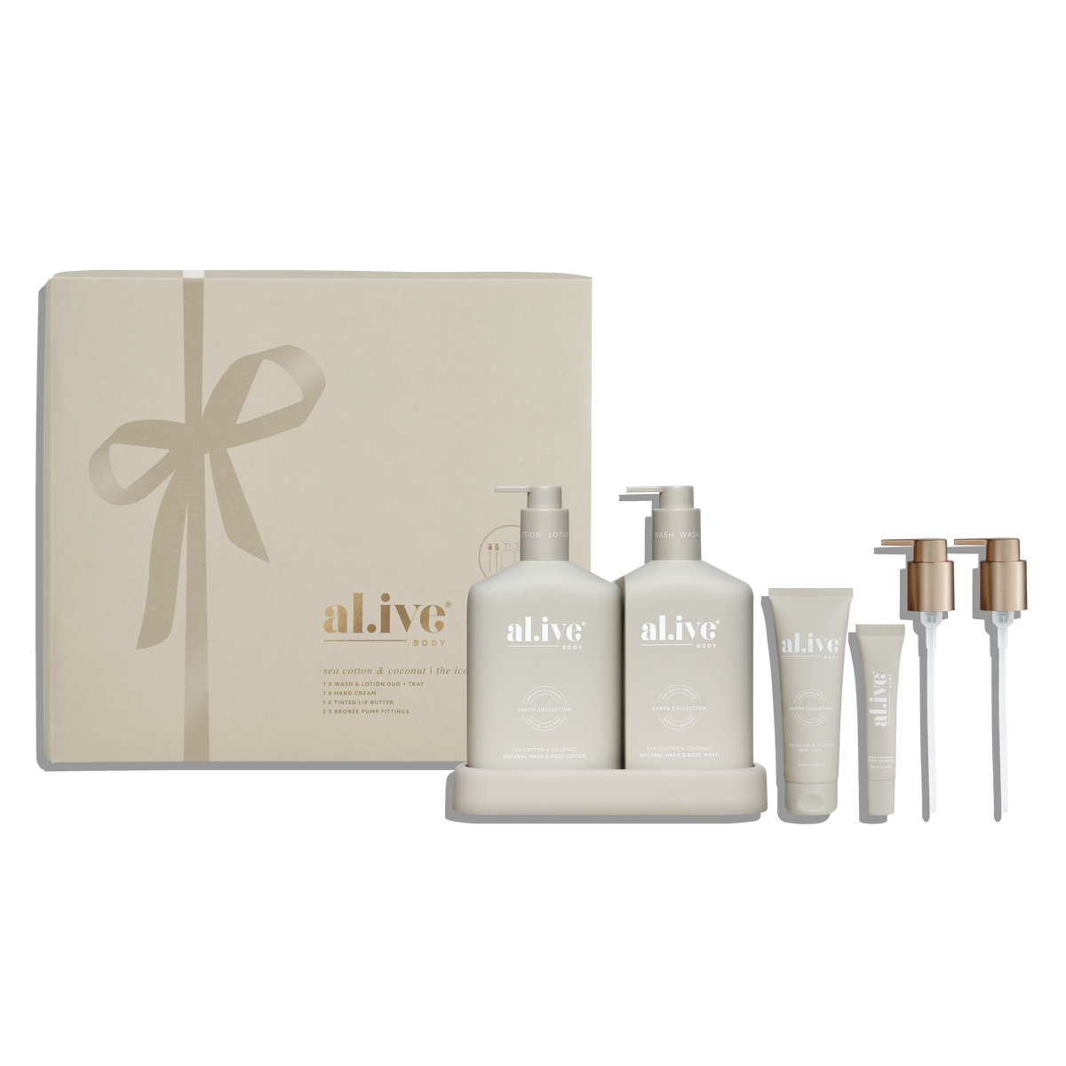 Alive Body The Icon Set - Sea Cotton &amp; Coconut