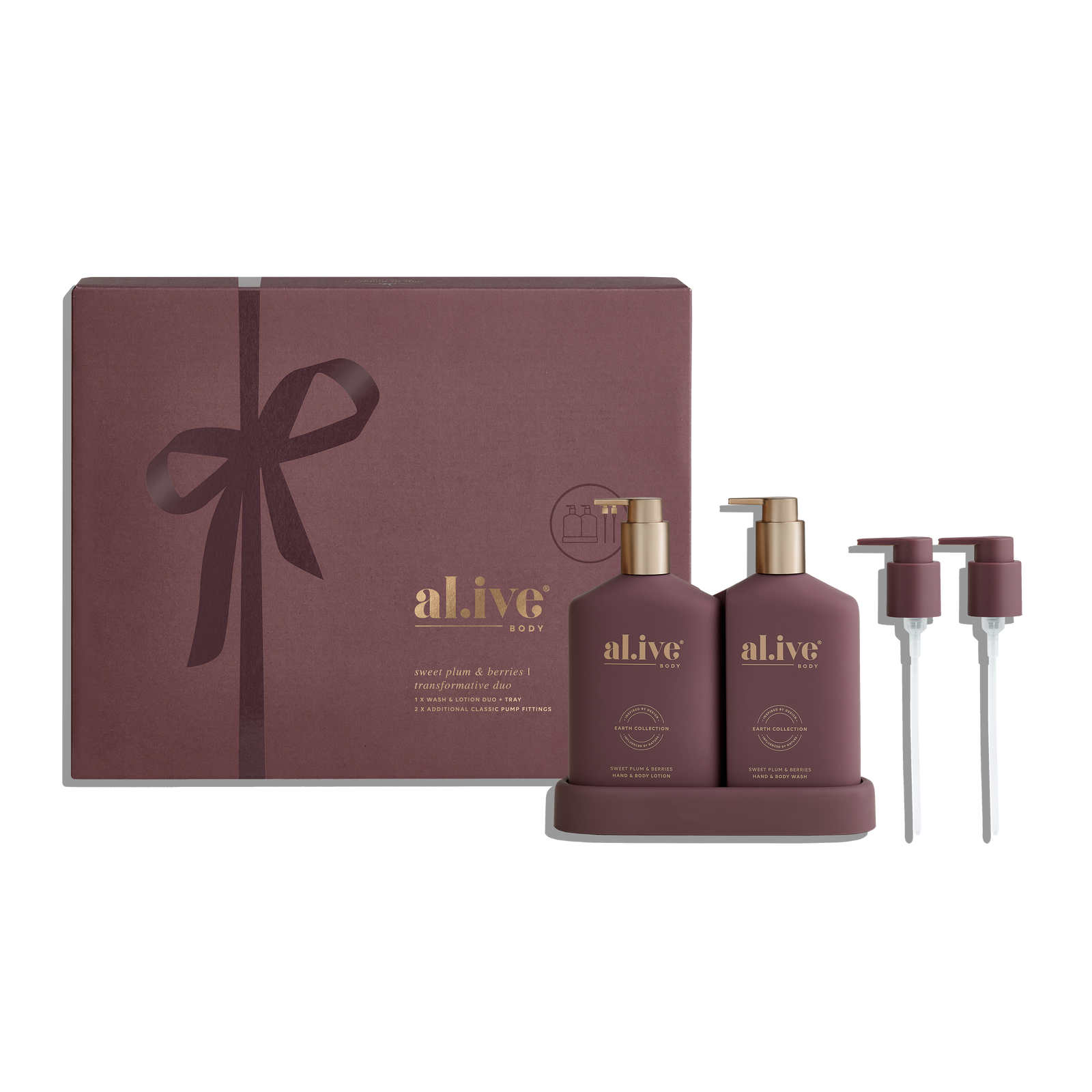 Alive Body Transformative Wash & Lotion Duo - Sweet Plum & Berries