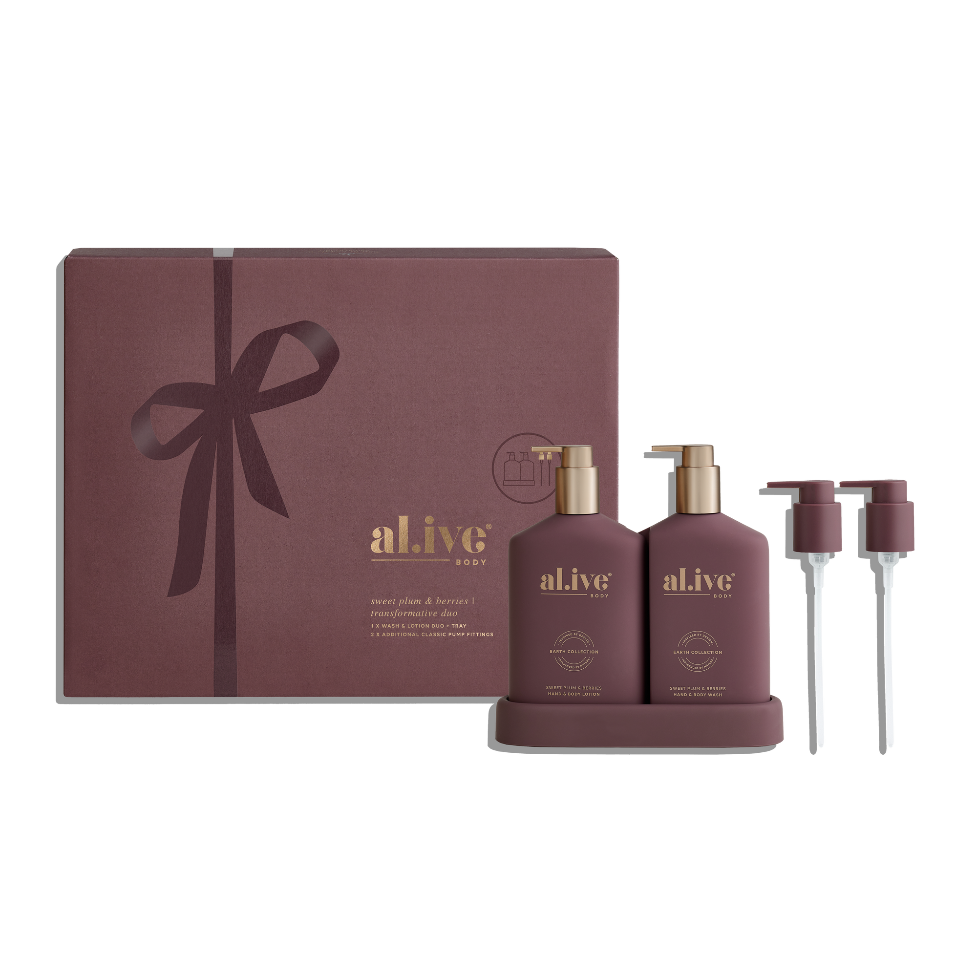 Alive Body Transformative Wash & Lotion Duo - Sweet Plum & Berries