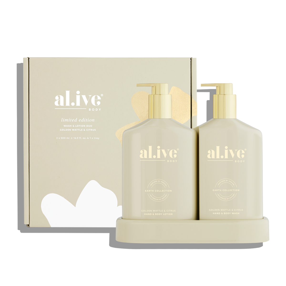 Alive Body Wash & Lotion Duo - Golden Wattle & Citrus