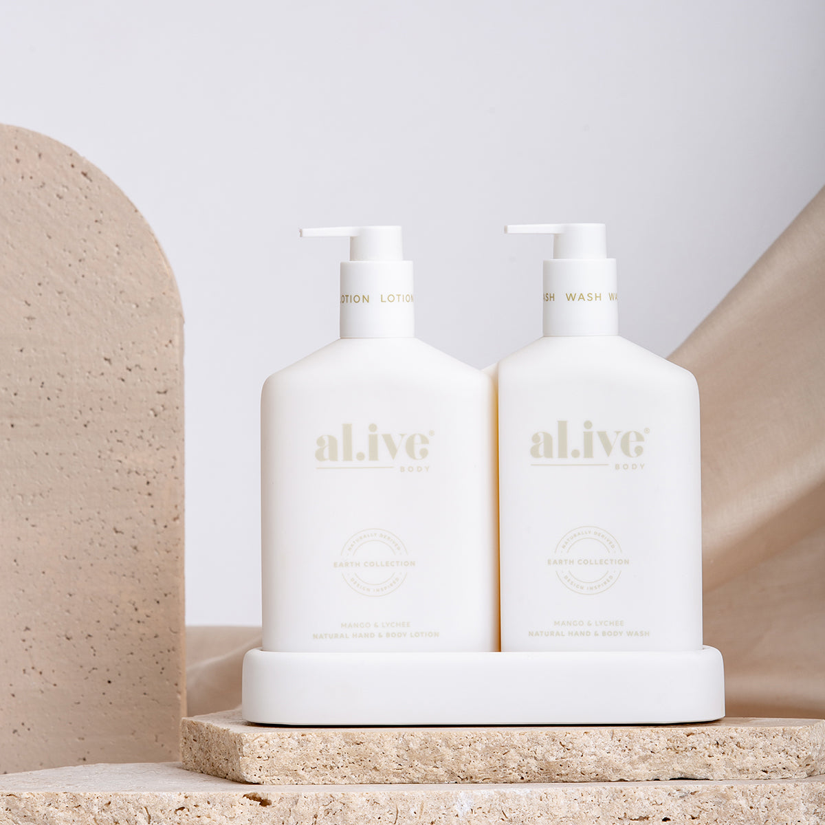 Alive Body Wash &amp; Lotion Duo - Mango &amp; Lychee